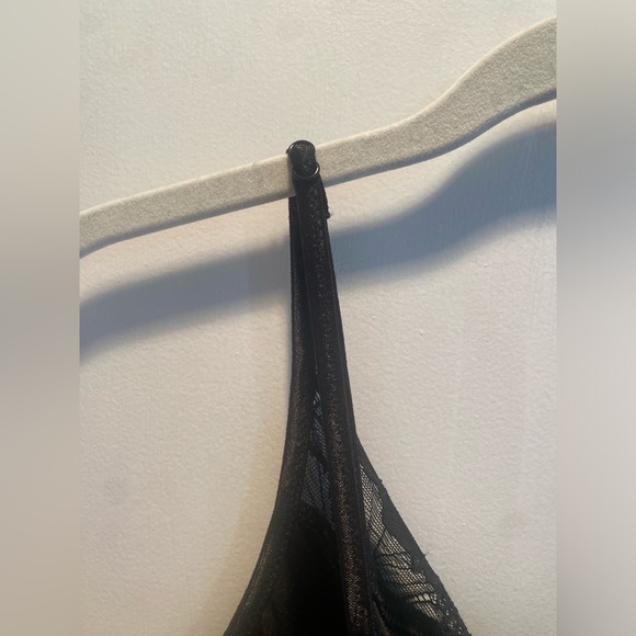 Apt 9- Crushed Stretch Velvet and Lace Sleeveless Mini Dress, Black, Size XXL - Picture 5 of 12